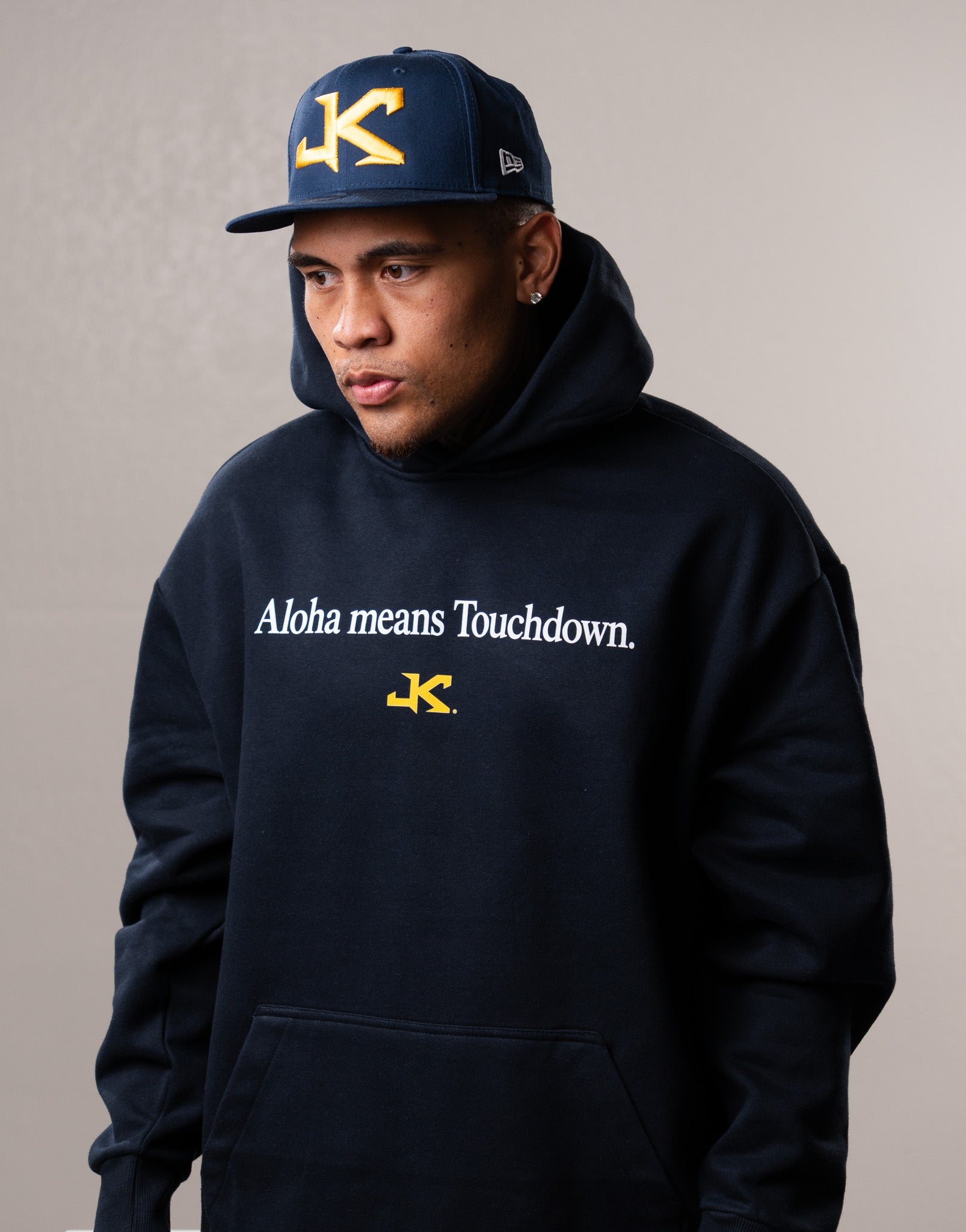 Aloha Means Touchdown HOODIE