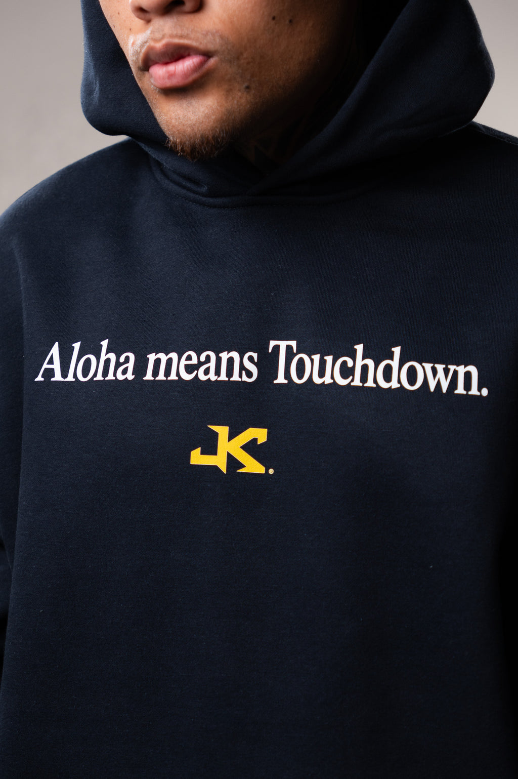 Aloha Means Touchdown HOODIE
