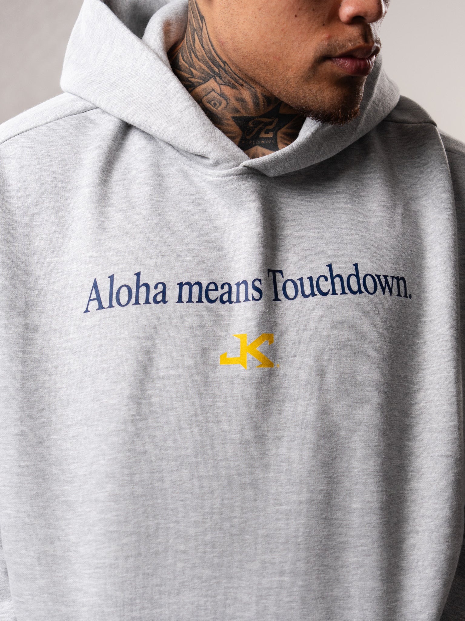 Aloha Means Touchdown HOODIE