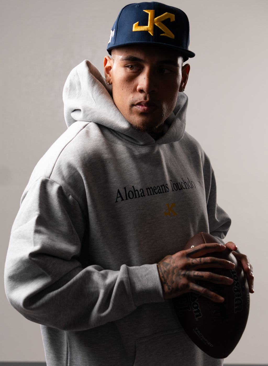 Aloha Means Touchdown HOODIE
