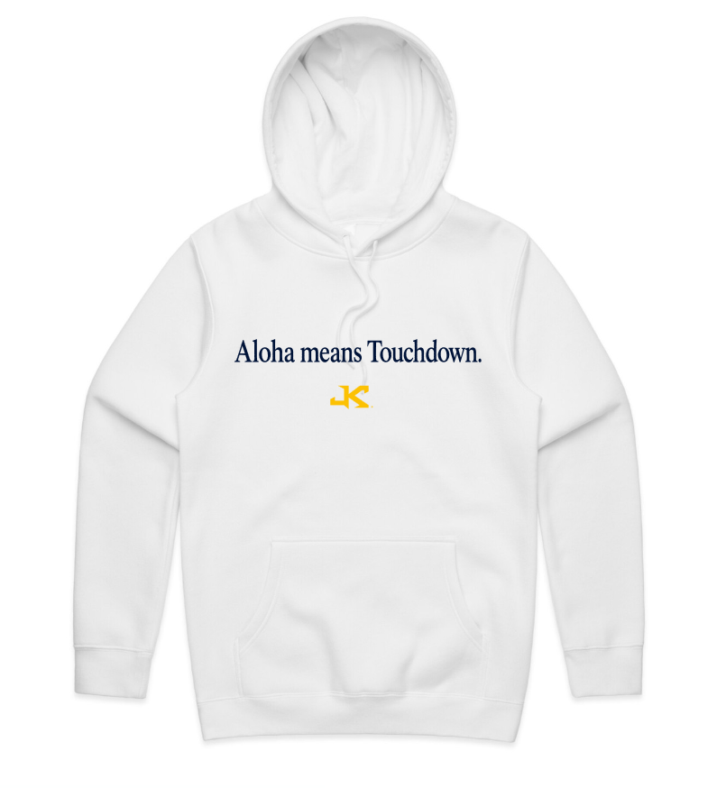 Aloha Means Touchdown HOODIE
